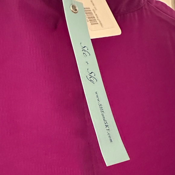 She + Sky Bold Magenta Cutout Dress - ✨ New ✨ - Picture 2 of 5